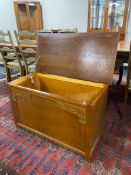 A mid century blanket box