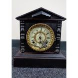 An early twentieth century metal cased Japanese bracket clock