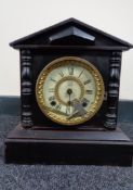 An early twentieth century metal cased Japanese bracket clock