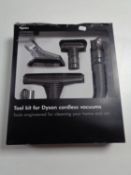 A boxed Dyson tool kit