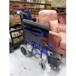 A folding lightweight wheelchair