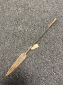 An iron spearhead