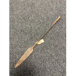 An iron spearhead