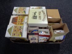 A quantity of boxed Ringtons china - teapots, Heritage tea set,