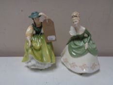 Two Royal Doulton figures - Soiree HN 2312 & Butter Cup HN 2309