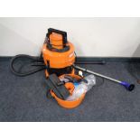 A vax carpet cleaner with accessories