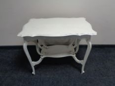 A painted Edwardian occasional table