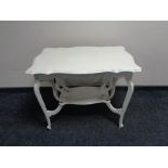 A painted Edwardian occasional table