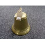 A heavy brass bell