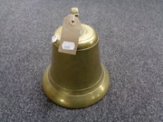 A heavy brass bell