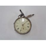 A Gent's silver pocket watch