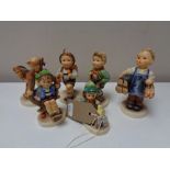 Six Goebel figures - Boots,