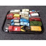 A tray of mid century and later diecast vehicles, Dinky, Military vehicles,