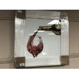 A contemporary wine glass picture