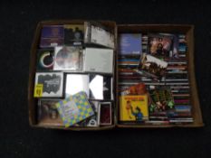 Two boxes of CD's