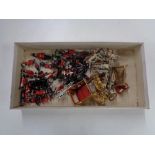 A box of twentieth century hand painted lead figures - Queens coach and guards