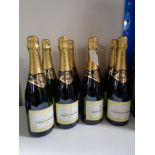 Eight bottles of Louis Chaurey champagne