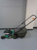 A performance petrol rotary lawn mower