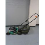 A performance petrol rotary lawn mower