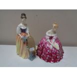 Two Royal Doulton figures - Victoria HN 2471 & Alexandra HN 3286