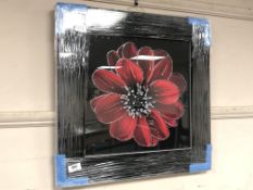 A contemporary red flower picture
