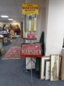 An early 20th century bookmaker's stand, Ted Marsden, Worksop,
