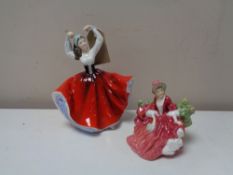 Two Royal Doulton figures - Lydia HN 1908 & Karen HN 2388