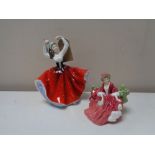 Two Royal Doulton figures - Lydia HN 1908 & Karen HN 2388