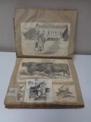 A Victorian scrap book