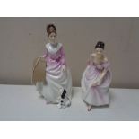 Two Royal Doulton figures - Good Companion HN 3608 & Danielle HN 3001
