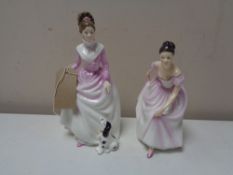 Two Royal Doulton figures - Good Companion HN 3608 & Danielle HN 3001