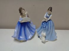 Two Royal Doulton figures - Lorraine HN 3118 & Elaine HN 2791