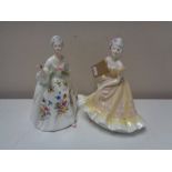 Two Royal Doulton figures - Diana HN 2468 & Ninette HN 2379