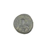 A Byzantine follis coin, Constantinople mint, c. 976-1025 AD, 19.
