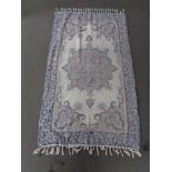 A Kashmir chain stitch rug,