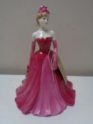 A Coalport limited edition figure - Evening at the opera 1502/5000