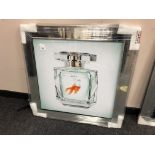 A goldfish picture in glass frame