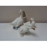 Three Nao figures - Geese