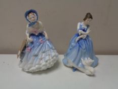 Two Royal Doulton figures - Lorraine HN 3118 & Alice HN 3368