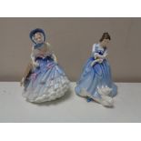 Two Royal Doulton figures - Lorraine HN 3118 & Alice HN 3368