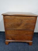 A Victorian mahogany commode chest