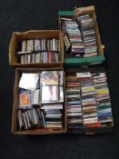 Four boxes of CD's