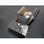 Four JVC hifi separates together with belt drive turn table,