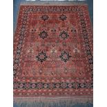 An Afghan rug,