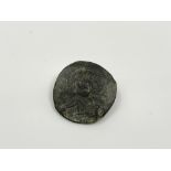 A Byzantine follis coin, Constantinople mint, c. 976-1025 AD, 10.