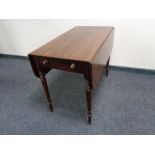 A Victorian mahogany Pembroke table