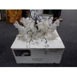 A boxed John Lewis Victoria pendant light fitting