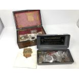A box of George III and later coins, English and foreign, various,