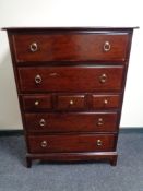 A Stag Minstrel seven drawer chest 112 cm x 82 cm x 46 cm CONDITION REPORT: