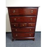 A Stag Minstrel seven drawer chest 112 cm x 82 cm x 46 cm CONDITION REPORT: